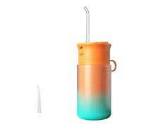 Limpiador eléctrico portátil para el hogar, hilo dental de agua, mini irrigador oral portátil, limpiador de dientes recargable para el hogar y los viajes, depósito desmontable de 200 ml NSg700