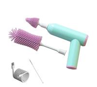 Limpiador Eléctrico USB para Botellas - Cepillo Recargable para Biberones y Pajitas | Cepillo para Alimentar Botellas de Agua, Biberones, Cocina, Casa, Viaje