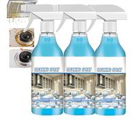 Limpiador en aerosol antisalpicaduras, Desengrasante de mano multiusos mejorado 2025, Spray de limpieza para cocinas, Limpiador espumoso para aceites pesados (3Piezas)