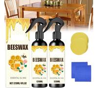 Limpiador en aerosol de cera de abeja natural, el esmalte original de cera de abeja, spray de cera de abeja utilizado para cuidar salas de estar, cocinas, suelos de muebles de madera (2)