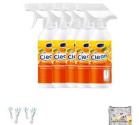 Limpiador En Aerosol Potente For Cocina, Limpiador En Espuma Multiusos De Alta Resistencia, Limpiador Multiusos For Refrigeradores, Desengrasante Espumoso For Limpiar Manchas(5PCS)
