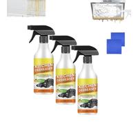 Limpiador en espuma desengrasante concentrado y potente para cocina, elimina manchas de grasa difíciles de eliminar fácilmente y deja tus superficies impecables. (3PCS)