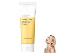 Limpiador en espuma para piel grasa, limpiador hidratante con control de grasa, ideal para la limpieza diaria, tamaño de viaje, apto para uso doméstico