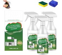 Limpiador enzimático multiusos en espuma,potente limpiador en aerosol para electrodomésticos de cocina, desengrasante para horno, estufa, campana extractora y encimera