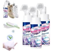 Limpiador Espumoso Sin Enjuague - Aclara Y Blanquea Zapatos Instantáneamente, Limpiadores Espumosos Multisuperficie Sin Enjuague, Agente De Limpieza Seca Portátil Sin Agua (1, 3PCS)