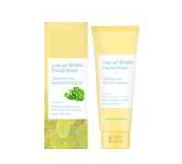 Limpiador Facial Centella, Limpiador Facial Iluminador de Bajo pH, Limpieza Suave, Mantiene el Equilibrio de la Barrera Cutánea, Elimina Impurezas y Residuos de Maquillaje