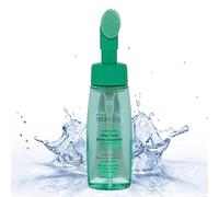 Limpiador Facial Con Aloe Vera Para Piel Sensible y Mixta, Desmaquillante, Hidratante. Espuma Limpiadora Facial Con Cepillo Limpia, Tonifica y Refresca La Piel. Limpiador de Poros 240 mL. (Aloe Vera)