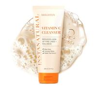 Limpiador Facial con Vitamina C InstaNatural - Limpiador Facial Antiedad Reductor de Granos, Arrugas y Poros - Con Ingredientes Orgánicos y Naturales - Para Piel Grasa, Seca y Sensible - 200 ml