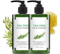 Limpiador Facial De árbol De Té, Limpiador En Espuma De árbol De Té, Limpiador Facial Espumoso Suave Con Aceite De árbol De Té, Limpiador De árbol De Té (2 botellas)