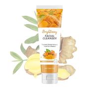 Limpiador Facial De Cúrcuma, Humectante, Líquido De Espuma, Limpia E Hidrata La Piel Del Rostro Para El Cuidado Diario De La Piel, Belleza Corporal, Maquillaje Diario Para Viajes, Mañana Y