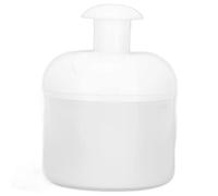 Limpiador facial de espuma con cuerpo de plástico transparente, fácil de usar y limpiar, práctico