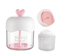 Limpiador facial de espuma, fabricante compacto de látigo corporal, burbujeador rico para el cuidado de la piel, bomba de burbujas facial versátil, herramienta de espuma de limpieza manual para