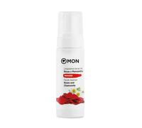 MON - Mousse Limpiador Facial de Rosas y Manzanilla - 100% Natural - Elimina Impurezas y Restos de Maquillaje - Ideal para Pieles Sensibles - Aporta Suavidad y Flexibilidad - 150 ml