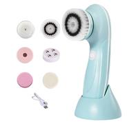 Limpiador facial eléctrico, cepillo de limpieza facial recargable, 6 x 6 x 16,6 cm, herramienta de limpieza de poros profundos para frente, nariz, barbilla, mejillas, rutina de cuidado de la piel