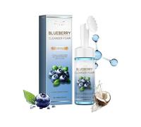 Limpiador Facial En Espuma De Arándanos: Limpieza Profunda, Eliminación De Puntos Negros Y Acné, Reparación De La Piel Opaca, Limpiador Facial Suave For Eliminar Grasa Y Suciedad.(1PCS)
