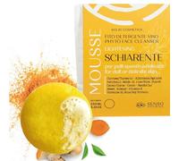 Limpiador Facial Sólido Illuminador para Piel Sensible, Mousse Desmaquillante Suave Enriquecida con Aceite de Albaricoque y Pachulí, 100% Natural y Ecológico (Mousse Illuminadora)