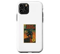 Limpiador frío estilo portada de cómic Janitor Ninja Carcasa para iPhone 11 Pro