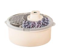 Limpiador giratorio de frutas ABS - de verduras giratoria de 11.8 pulgadas | Secadora manual/eléctrica | Ensalada Spinner para lechuga, bayas y frutas | Deshidratador y limpiador de alimentos