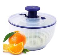 Limpiador giratorio de frutas - Centrifuga Portatile Per Lavaggio E Asciugatura Di Lattuga, Ortaggi E Frutta, Contenitore Manuale Con Rotazione | Accessorio Da Cucina Per Preparazione Pasti Sani E