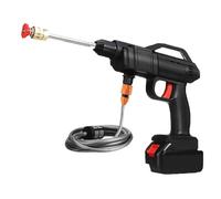 Limpiador Inalámbrico De Alta Presión 1500W, Pistola Agua Pulverizada For Lavado Coches, Máquina Limpieza A For Batería 18V Potente Chorro A PresióN