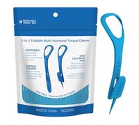 Limpiador Lingual para Adultos - Antideslizante y Ergonómico | Cepillo de Cuidado Bucal Portátil - para niños y niñas, familia, hogar, viaje, cumpleaños, festival, compañeros de trabajo