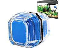 Limpiador magnético de cristal para acuario, limpiador magnético de algas, herramienta de limpieza de caja de pesca, sin raspador de algas pequeñas flotantes, adsorbe vidrio dentro de 8 mm, para
