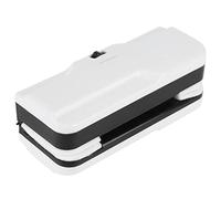 Limpiador magnético de ventana de parabrisas de coche, herramientas de limpieza de limpiaparabrisas de doble cara ajustables, con 2 trapos, para ventanas acristaladas del hogar del coche (blanco)