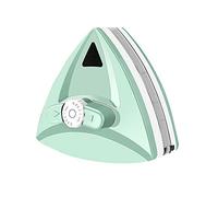 Limpiador magnético de ventanas de doble cara, Limpiacristales magnético de doble cara ajustable con 5 engranajes, multicolor, 5-35 mm(Green,1 count (Pack of 1))