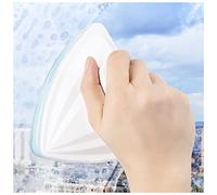 Limpiador magnético de ventanas de doble cara, Limpiacristales magnético Limpiacristales ajustable de doble cara Blanco 15x13,5cm 4-28mm(4~28mm)