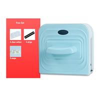 Limpiador magnético de ventanas de doble cara, Limpiador de ventanas magnético, herramienta de limpiaparabrisas de vidrio ajustable, multicolor, 15-40mm(A Blue 15~25mm)