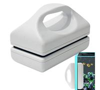 Limpiador magnético para acuarios, Cepillo raspador de Algas, imán de para peceras, Herramienta de Limpieza Fuerte, Accesorio Compacto y Duradero, práctico Mantenimiento de Acuario para