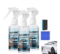 Limpiador Multifuncional de Manchas de Aceite y óxido para Autos, Spray removedor de óxido, eliminador de surcos para Metal, disolvente de surcos de Alta Resistencia para Metal (3 Piezas)