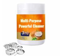 Limpiador multiusos potente para cocina,Pasta de limpieza y pulido de aceite de coco,Desengrasante Potente Para Cocina,crema limpiadora fuerte para grifos,azulejos,cocina,horno (1 pieza)