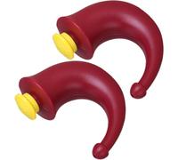 Limpiador Nasal de Plástico Rojo, Sistema de Irrigación, 2 Piezas | Lavado de Cavidad Nasal, Compacto y Reutilizable, Diseño Simple, Fácil de Llevar, para Adultos