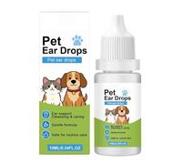 Limpiador Ótico para Caninos 10ml Gotas Refrescantes que Ayudan a Eliminar