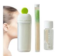 Limpiador Para Agujeros De Piercing Corporal,180 Piezas Portátil con 15ml de Solución | Limpiador Para Agujeros De Pendientes,para Mujeres Eliminación de Cerumen Hogar Viaje Belleza Cuidado Personal