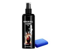 Limpiador para Bolas de Bolos - Kit de Cuidado Deportivo de 100ml con Toalla - Kit de Spray para Limpieza de Bolas de Bolos | Para Eliminación Manchas , Rozaduras y Marcas Cinturón en Entrenamientos y