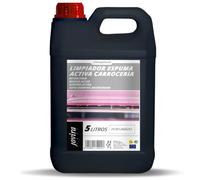 LIMPIADOR PARA CARROCERÍAS ESPUMA ACTIVA 5L | Limpiador Profesional para Coche y Moto | Elimina Suciedad, Grasa y Contaminación Vial | Lavado de Alta Presión y Detailing Automotriz