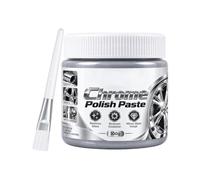Limpiador para cromo Crema reparadora de recubrimiento con brillo espejo | Restaurador de cromo y reparador de metal para coche 100 g en automoción, SUV, llanta, cadena