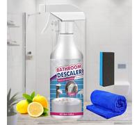 Limpiador para Manchas Difíciles, Limpiador Multifuncional para Cabina de Ducha, Eliminador de Cal Fuerte, Quitamanchas, Limpiador de Baño, para Cristal, Alcantarillado, Inodoros