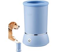 Limpiador Patas Para Perro, Lavadora Automática De Patas De Perro, USB Limpiador Patas De Mascotas Completo De 360°, Cepillo De Silicona Desmontable Para Limpiar La Huella De Barro De Arena Sucio