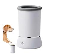 Limpiador Patas para Perro, Lavadora Automática De Patas De Perro, USB Limpiador Patas De Mascotas Completo De 360°, Cepillo De Silicona Desmontable para Limpiar La Huella De Barro De Arena Sucio