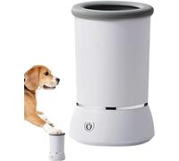 Limpiador Patas Para Perro, Lavadora Automática De Patas De Perro, USB Limpiador Patas De Mascotas Completo De 360°, Cepillo De Silicona Desmontable Para Limpiar La Huella De Barro De Arena Sucio