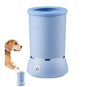 Limpiador Patas para Perro, Lavadora Automática De Patas De Perro, USB Limpiador Patas De Mascotas Completo De 360°, Cepillo De Silicona Desmontable para Limpiar La Huella De Barro De Arena Sucio