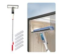 Limpiador Profesional de Ventanas Incluye 5 Paños de Limpieza Limpiacristales en Spray de Doble Cara Adecuado para Múltiples Escenarios