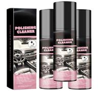Limpiador pulidor de interiores de automóviles, spray multiusos para detalles de automóviles, brillo duradero y adecuado para interiores, neumáticos, etc.