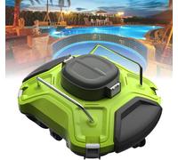 Limpiador robótico automático de piscinas en el suelo y sobre el suelo, escalada de pared, contenedor de filtro de carga superior masivo, aspiradora robótica inalámbrica de piscina