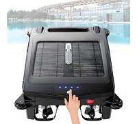 Limpiador Solar De Piscinas Con Dos Modos De Carga, SistemaS De Prevención De Obstáculos Inteligente, Limpieza 24/7, Robot Limpiador Automático Para La Mayoría De Los Tipos De Piscinas
