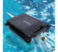 Limpiador solar para piscina, robot robótico inalámbrico automático con doble carga y prevención de obstáculos para piscinas enterradas y sobre el suelo, robot de limpieza inteligente