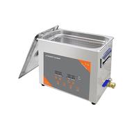 Limpiador sónico, Limpiador Ultrasónico De Discos De Vinilo, 6L, 180W, Degas Calentado Digital For Carburador De Metal, Inyector, Boquilla, Motor, Lavadora De Coche,Uso prolongado